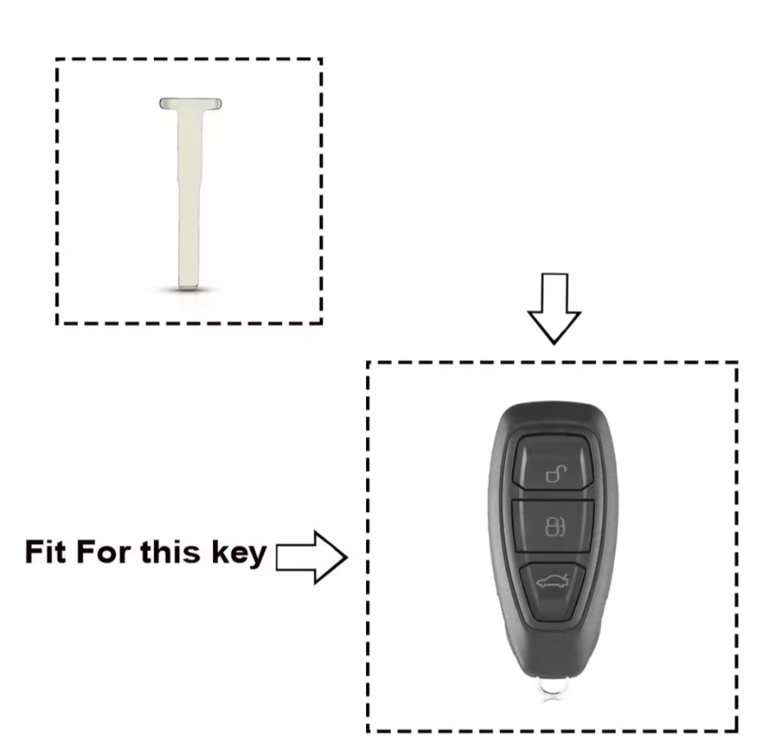 HU101 Emergency blade for Ford Smart key (Pear)